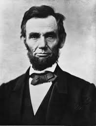 Picture of Abraham Lincoln while he was president. <br>(http://en.wikipedia.org/wiki/File:Abraham_Lincoln_head_on_shoulders_photo_portrait.jpg)