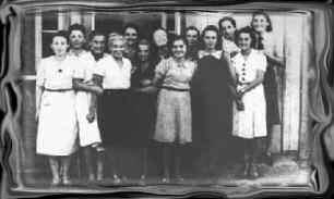 Some of the Jewish women saved from the gas chamber ( ())
