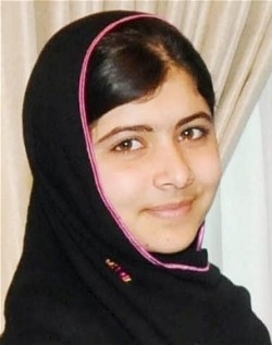 This is Malala. 