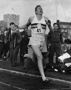 Roger Bannister finishing the race. (http://impossiblehq.com/impossible-case-study-sir- (Getty Images))