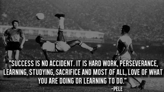 Pele with a life lesson