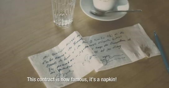 First Paper napkin contract
