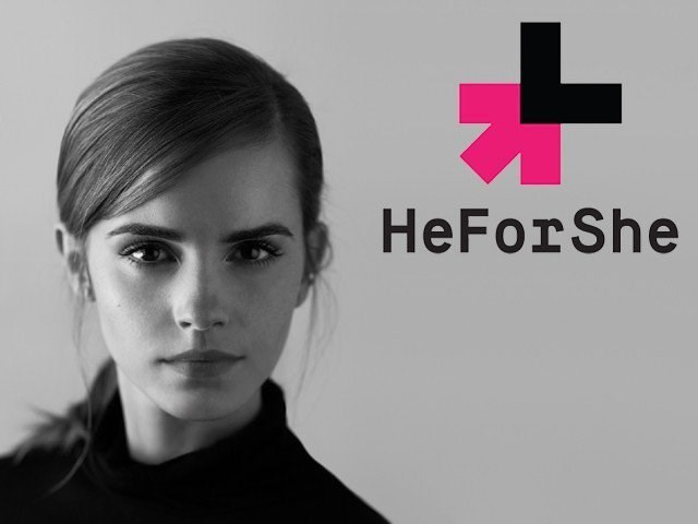 This is a picture of Emma Watson with HeforShe ( (HeforShe))