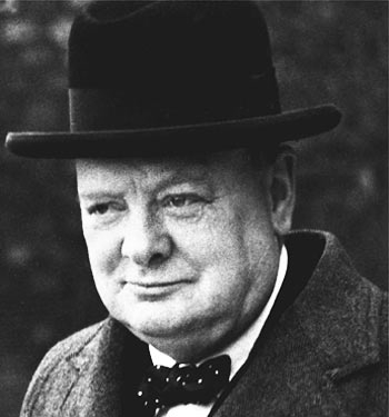 Winston Churchill in his older days (http://www.museumsyndicate.com ())