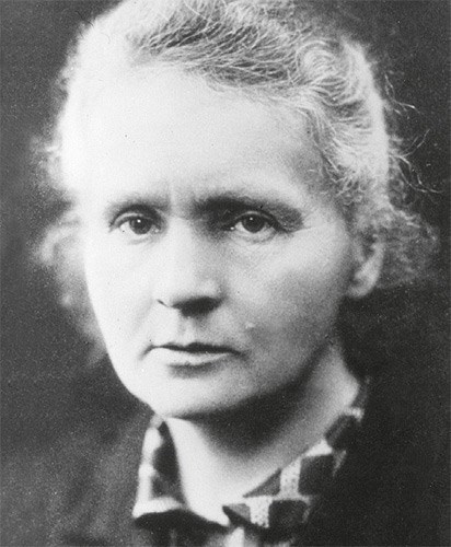 A portrait of Marie Curie. (http://chicaintelligente.com/ ())