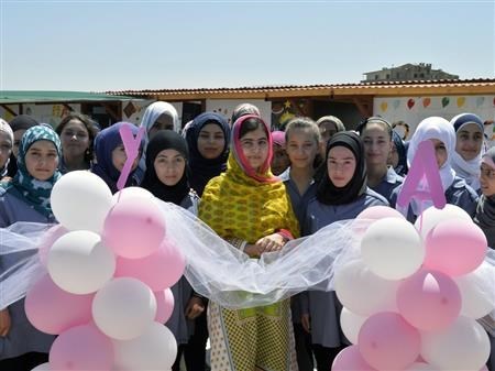 Malala opens a school for Syrian refugees (http://media.npr.org/ ())