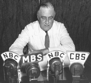 FDR speaking to the crowd (biography.com)