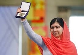 Malala accepts her Nobel peace prize. (townhall.com (townhall.com))