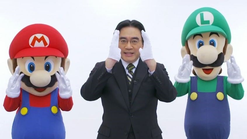 Satoru Iwata during a Nintendo Direct (GamesRadar (Henry Gilbert))
