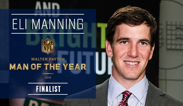 Eli Manning finalist for Walter Peyton award ((www.giants.com))
