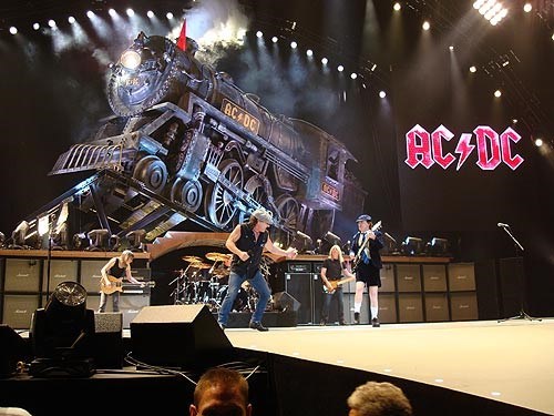 AC/DC performing together