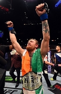 Conor after winning his interim-Featherweight belt (http://www.sherdog.com/news/articles/Thoughts-Shot ())