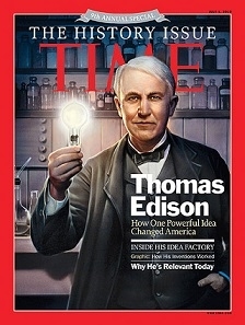 Thomas Edison on the cover of Time Magazine (http://content.time.com/time/covers/0,16641,201007 ())