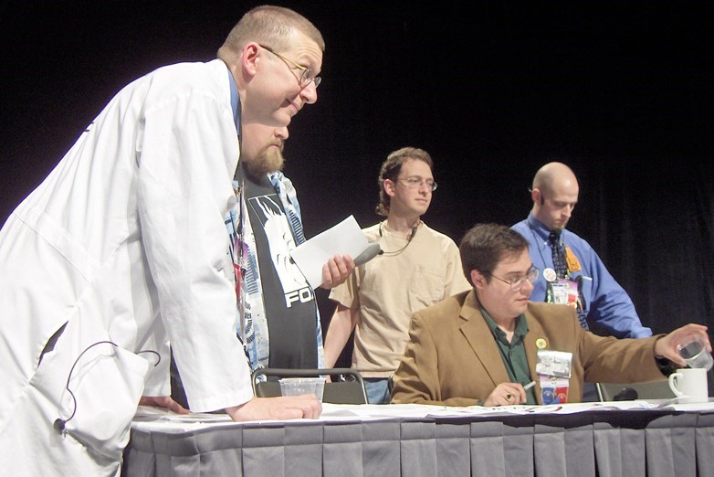 Mr. Conway and the Staff at Anthrocon 2007 (https://en.wikipedia.org/wiki/Samuel_Conway ())