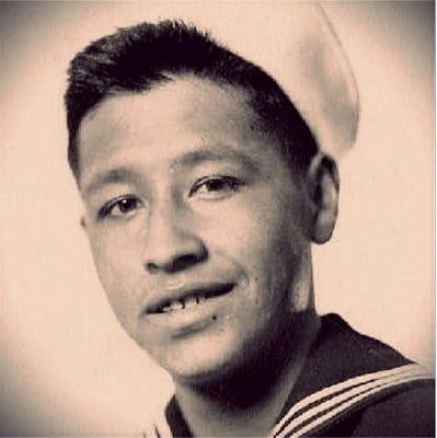 Cesar Chavez in the US Navy (Photo Courtesy of César E. Chávez Foundation)