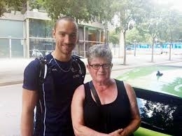 Jeremy and Henriette at the World Championships  (Photograph initially published in Lâ€™Eclaireur du Vimeu))
