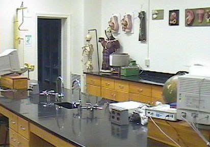 A typical biology laboratory (photo courtesy of  Pennsylvania State University)