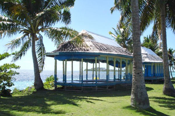 A traditional 'fale' structure stands on the coast on the island of Savaii in Samoa, in the central South Pacific. <P>Courtesy of Catherine Wilson/Thomson Reuters Foundation