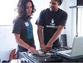 Enjoying the DJ Workshop, “Give a Beat”