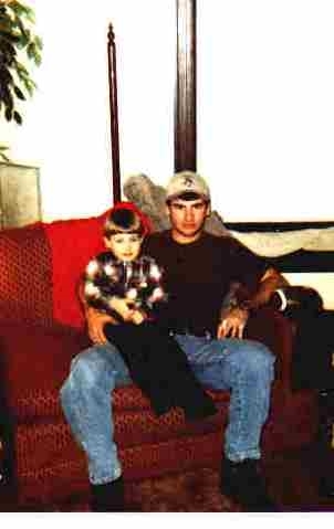This is was my dad and I back when I was younger (Family Photo gallery ())