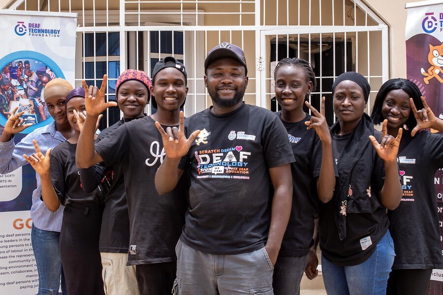 Picture of Deaf students in Nigeria boost their coding skills – and their self-esteem