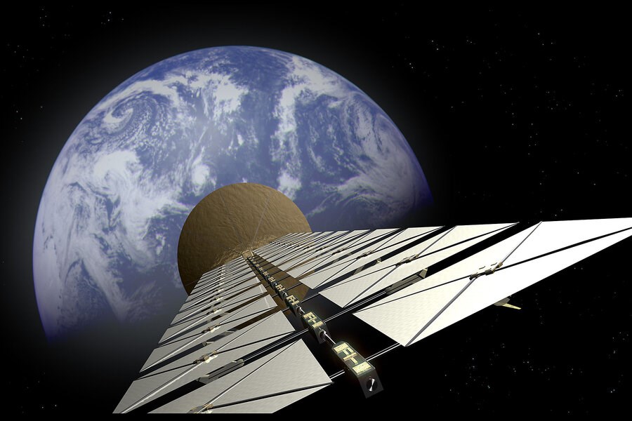 Picture of Solar panels in space show potential for liftoff, despite cost concerns