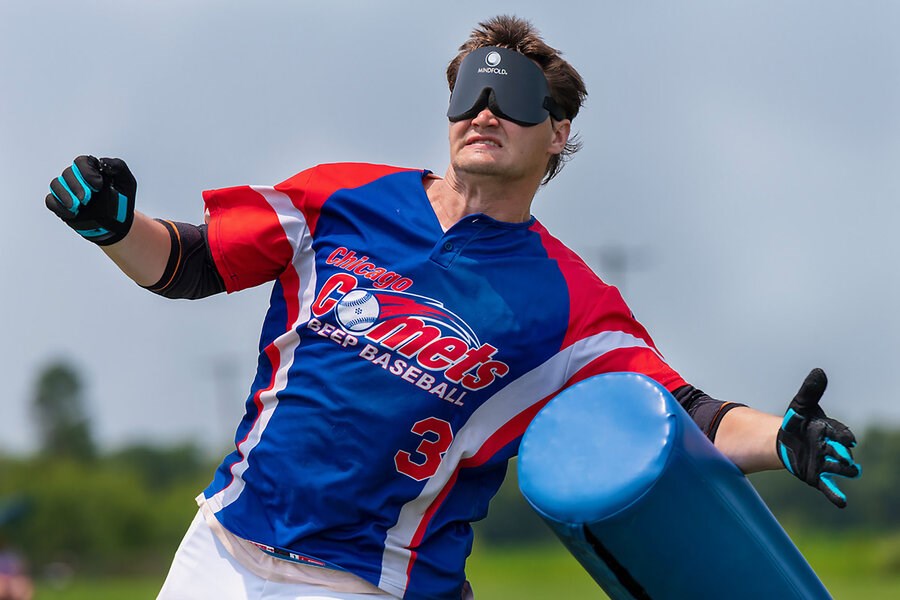 Picture of Beep Ball World Series is a home run for blind players. ‘I want to play forever.’