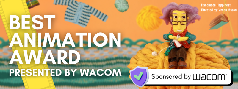 Best Animation Award presented by Wacom banner