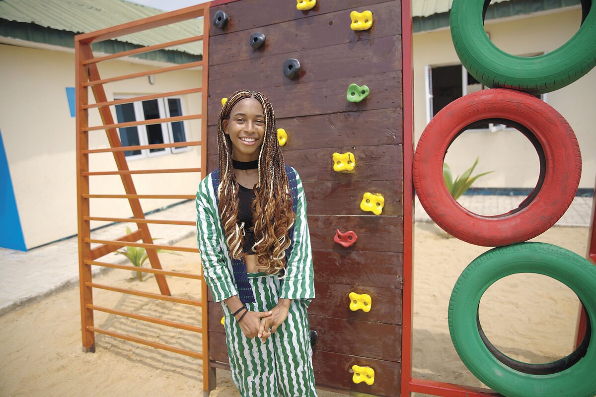 Picture of This teen built an oasis for kids in a congested Nigerian megacity