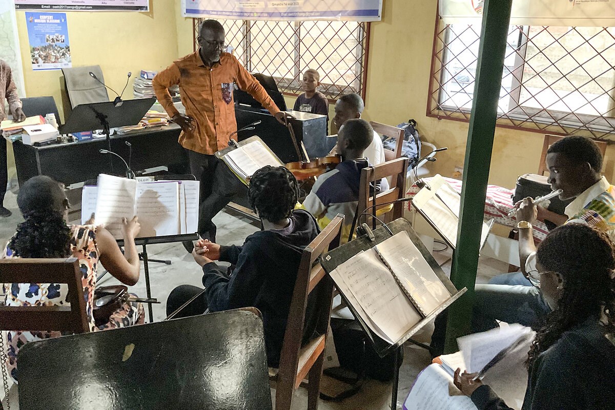 Picture of The Children’s Symphony Orchestra of Brazzaville is an ode to joy – and discipline