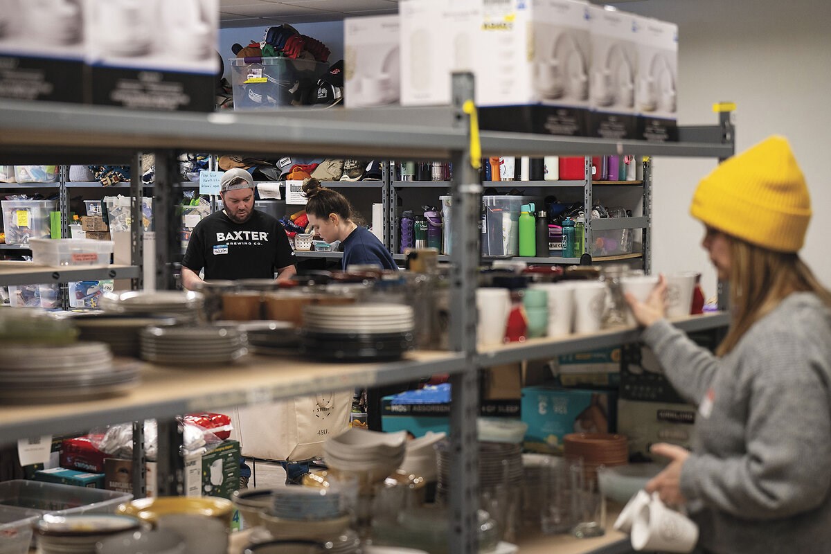 Picture of Mainers in need of basic household goods find a community overflowing with generosity