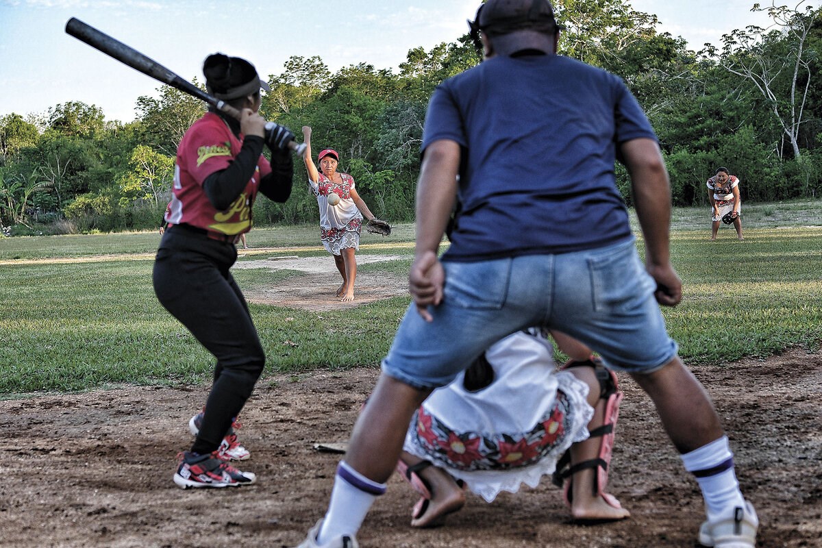 Picture of A Mayan women’s softball team is batting away barriers in Mexico