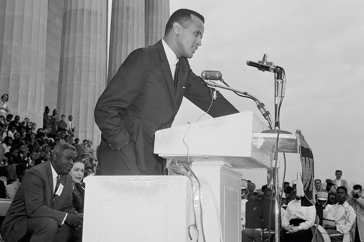 Picture of Harry Belafonte, a ‘radical before it was chic,’ sang for justice