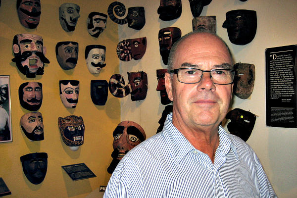 Bill LeVasseur collects ritual masks of the indigenous peoples of Mexico. 'Some of the best compliments I get are from Mexicans,' he says. ' "Thank you for preserving this," they say. "This is part of our culture that we can't lose." '  <P>Sara Miller Llana