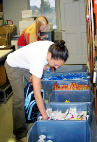 McCracken Backpack Food For Kids Program was started by a group of teens to provide backpacks for kids who are on free and reduced lunches and who might not have enough to eat over the weekends.