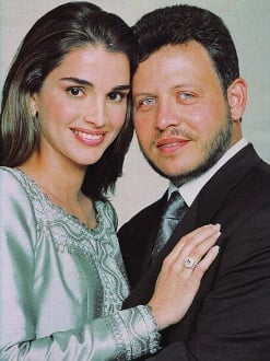 Queen Rania and King Abdullah
