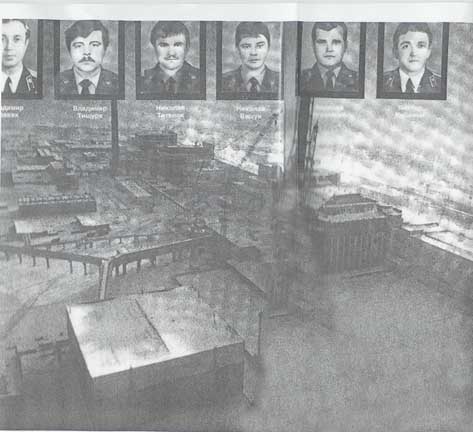 Some of the fireworkers who lost their lives during the Chernobyl nuclear power plant disaster