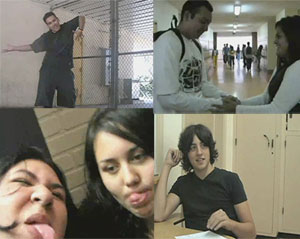 <center>Images from Taft High School student films</center>