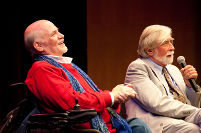 Ron Kovic and Robert Scheer