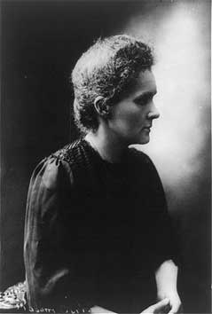 Marie Curie<br>Photo courtesy of Library of Congress,<br>LC-USZ62-91224 