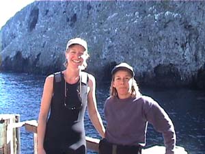<center>Sarah Fangman (left) and Jen Caselle</center>