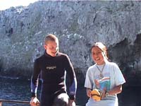 <center>Aaron (left) and Tano</center>