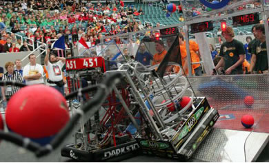 An exciting robotics competition! 