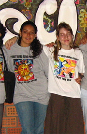 Slater and her friend from Egypt, Nadine.