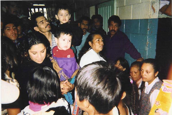 These are some of the families my father has helped in Tijuana.