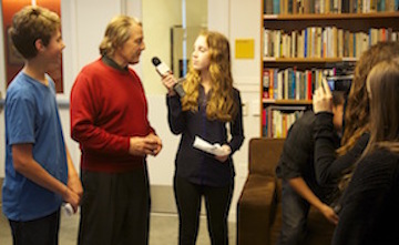 Students Interview Community Leaders at MY HERO Salon