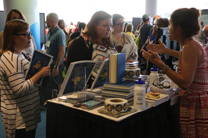 Thousands of teachers stopped by the MY HERO booth at ISTE to learn more about MY HERO's Global Learning Project