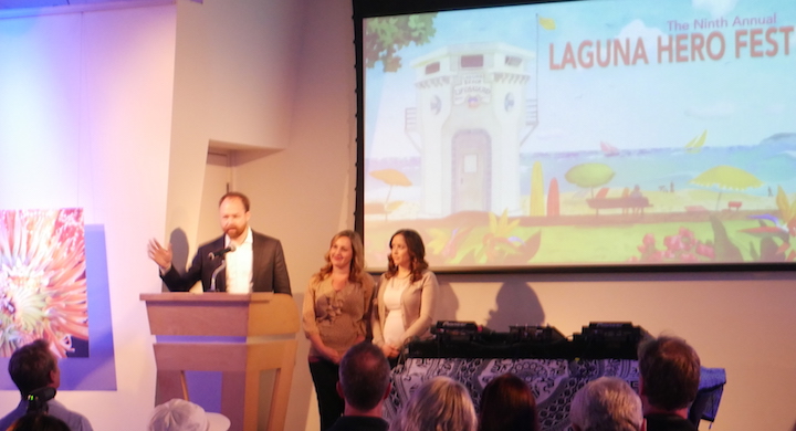 RYOT's Zeda Stone addresses the audience at the 2016 Laguna Hero Fest