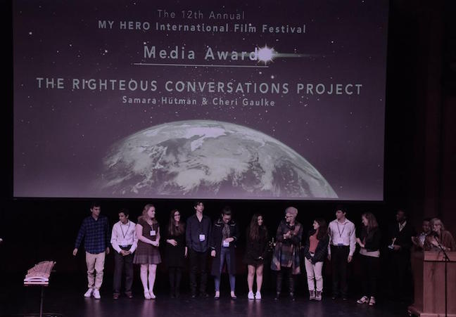 Participants of the Righteous Conversations Project at The MY HERO International Film Festival