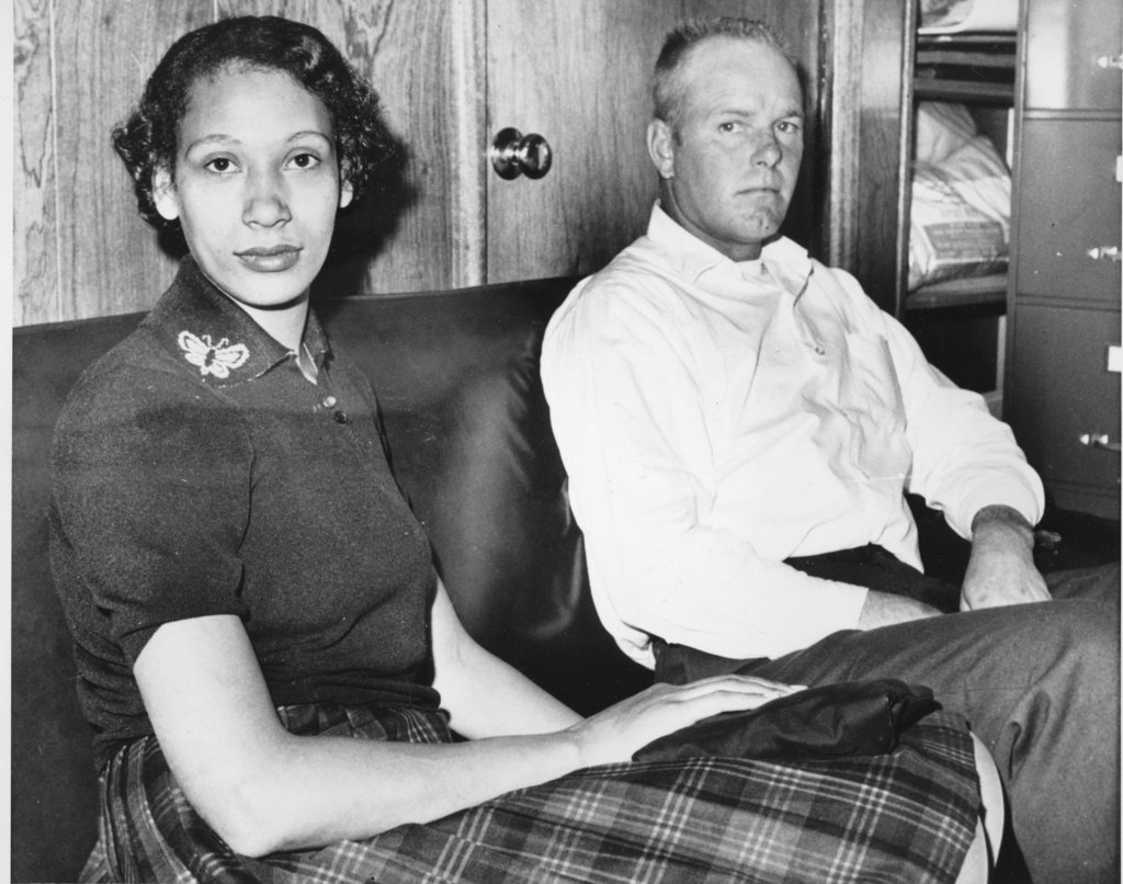 This Jan. 26, 1965 file photo shows Mildred Loving and her husband Richard P Loving. Fifty years after Mildred and Richard Loving’s landmark legal challenge shattered the laws against interracial marriage in the U.S., some couples of different races still talk of facing discrimination, disapproval and sometimes outright hostility from their fellow Americans. (AP Photo)